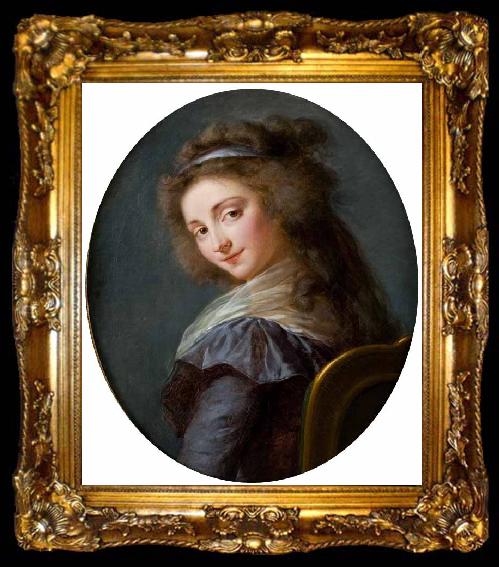 framed  Elizabeth Louise Vigee Le Brun The Countess of Catenois, ta009-2